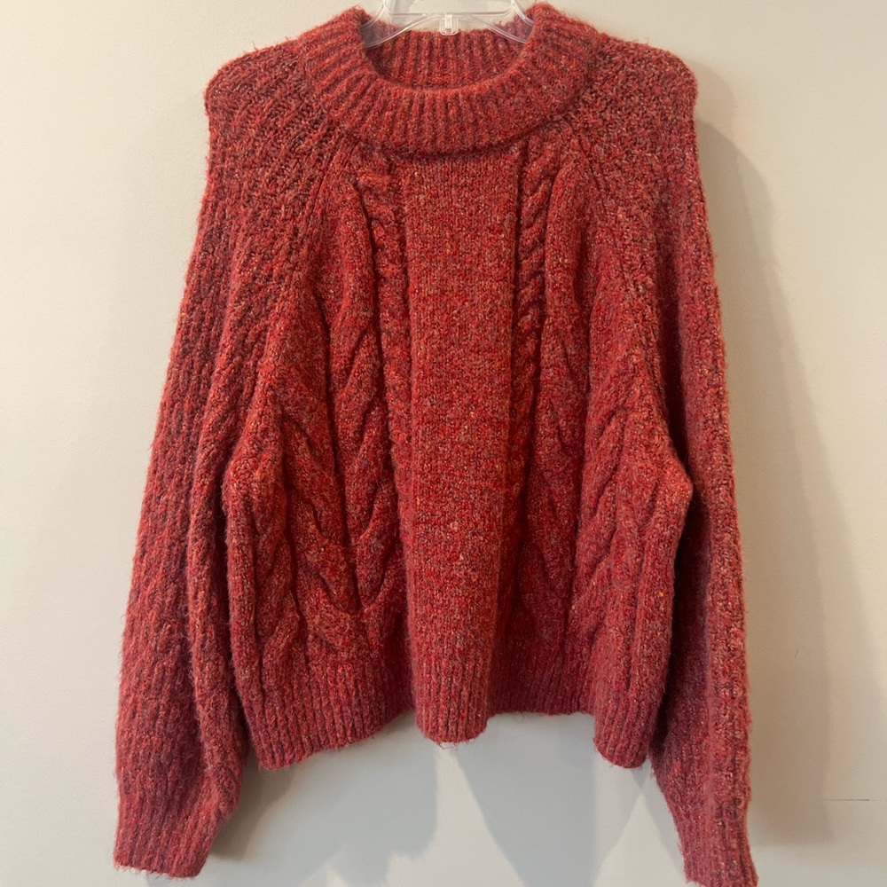 Gorgeous, cozy red sweater